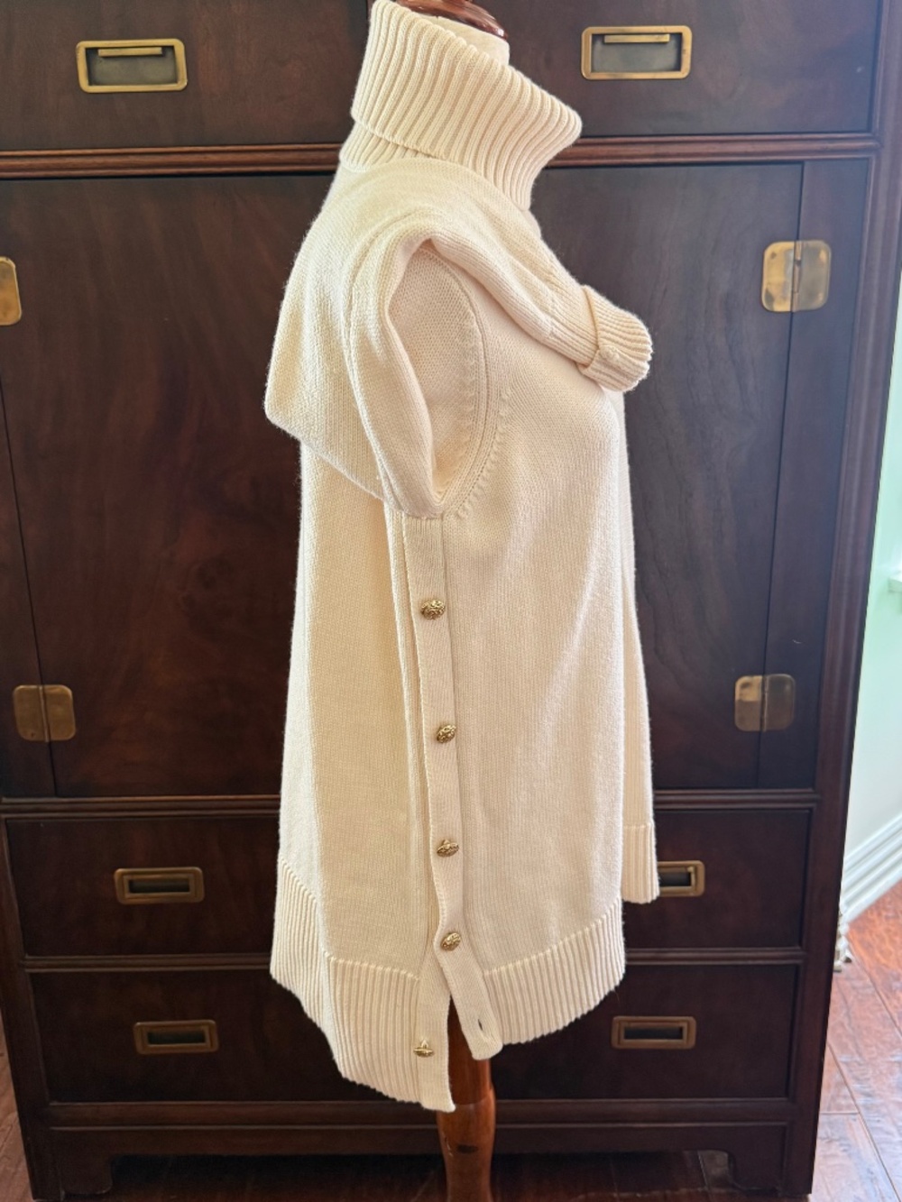 Tuckernuck Sophia Ivory Turtleneck Sweater Size S - Picture 6 of 13